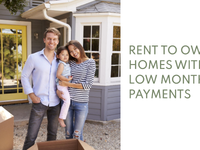 rent to own homes with low monthly payments