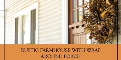 rustic farmhouse with wrap around porch