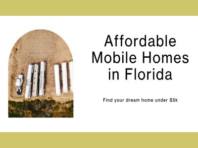 mobile homes for sale in florida under $5 000